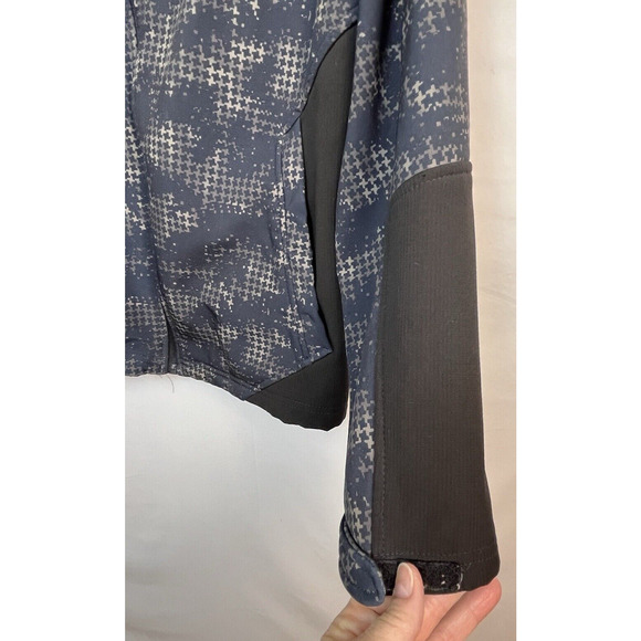 Snozu Men's Size XL Black/Gray Camo Performance Full Zip Long Sleeve Jacket - Picture 5 of 10